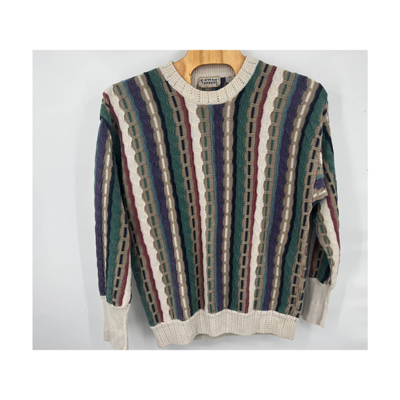 Cotton Traders Other - VINTAGE Cotton Traders Coogi style sweater size 1X unisex knitted sweater